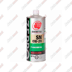 Моторное масло IDEMITSU ZEPRO ECO MEDALIST FS 0W-20 SN FULLY SYNTHETIC, 1л